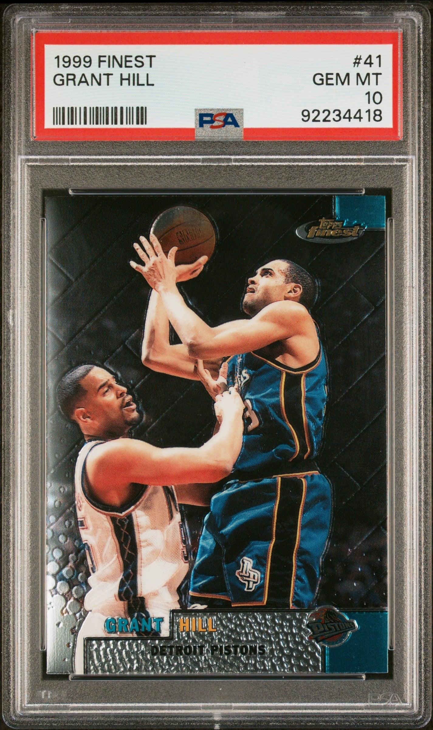 1999 FINEST GRANT HILL #41 - PSA 10