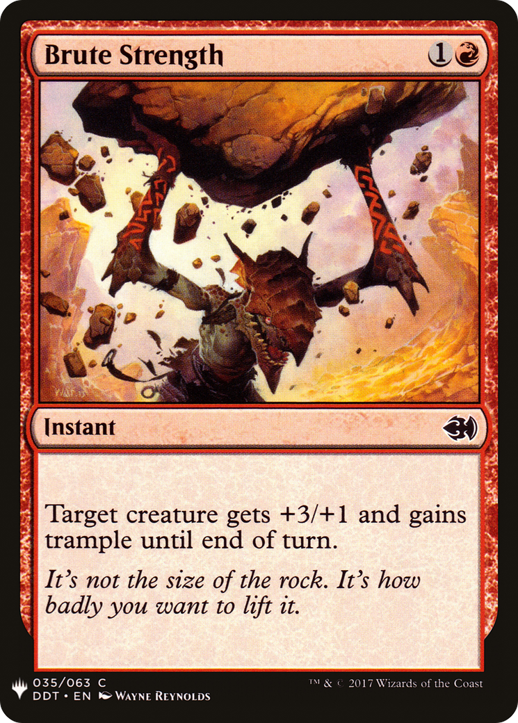 Brute Strength (LIST-DDT-35) - The List