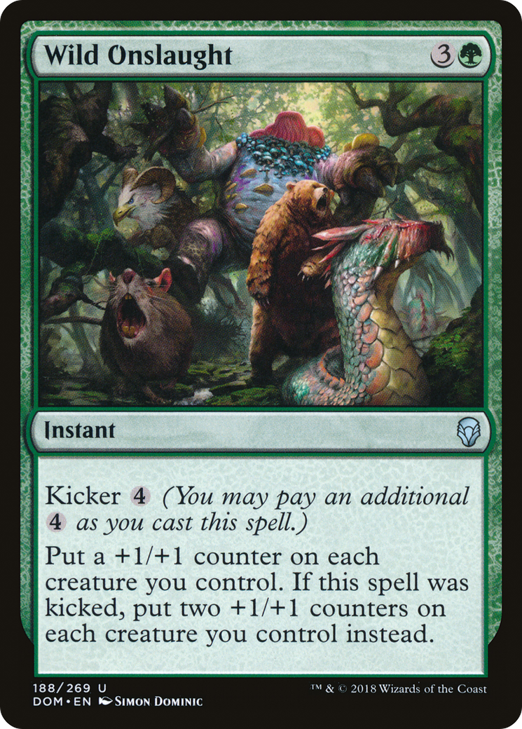 Wild Onslaught (DOM-188) - Dominaria
