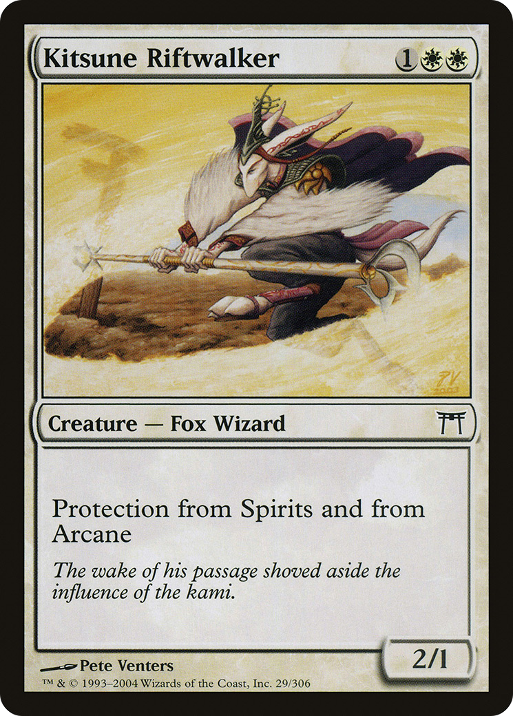 Kitsune Riftwalker (CHK-029) - Champions of Kamigawa