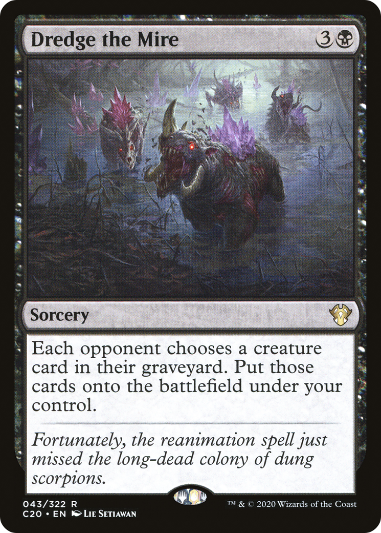 Dredge the Mire (C20-043) - Commander 2020