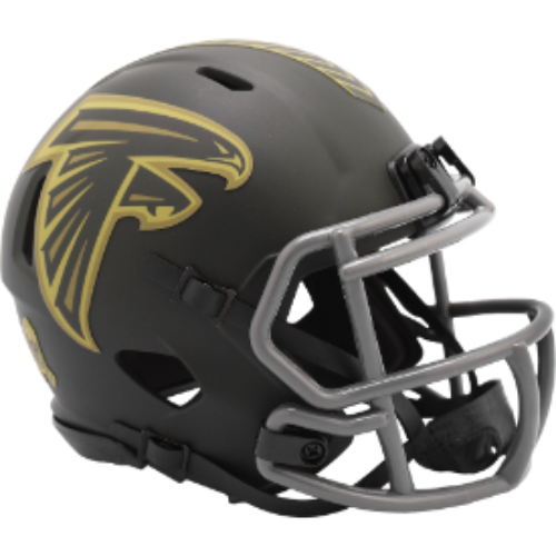 Atlanta Falcons SALUTE TO SERVICE 4 Mini Speed Football Helmet- NFL