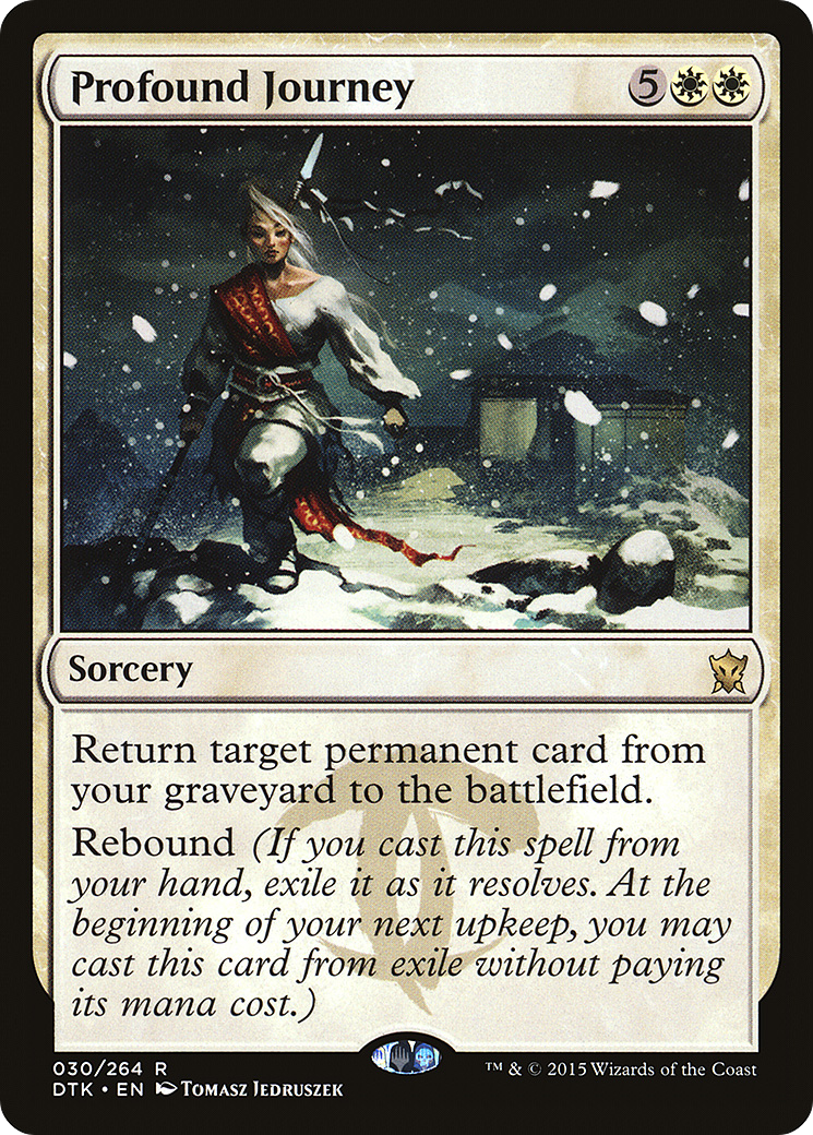 Profound Journey (DTK-030) - Dragons of Tarkir Foil