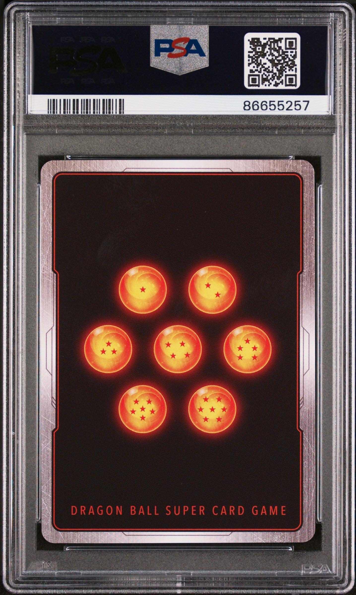 2022 DRAGON BALL SUPER REALM OF THE GODS 7 SSG GOKU, DVN RSTRNT #P-362 - PSA 10