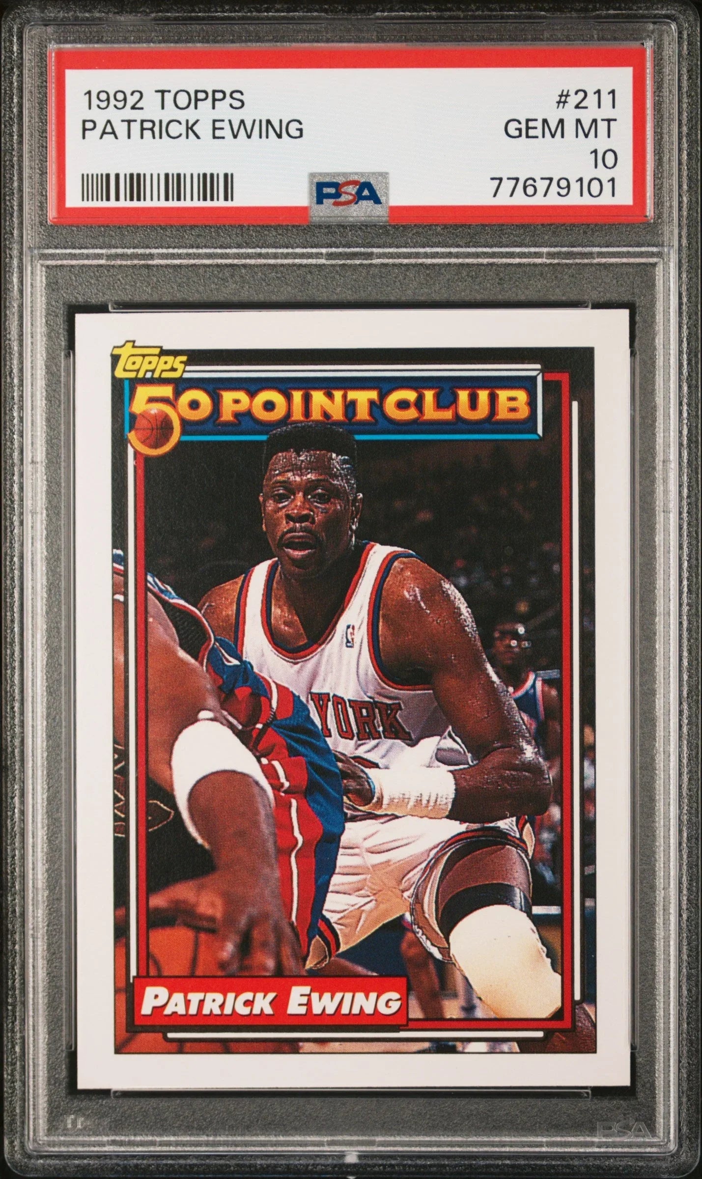 1992 TOPPS PATRICK EWING #211 - PSA 10