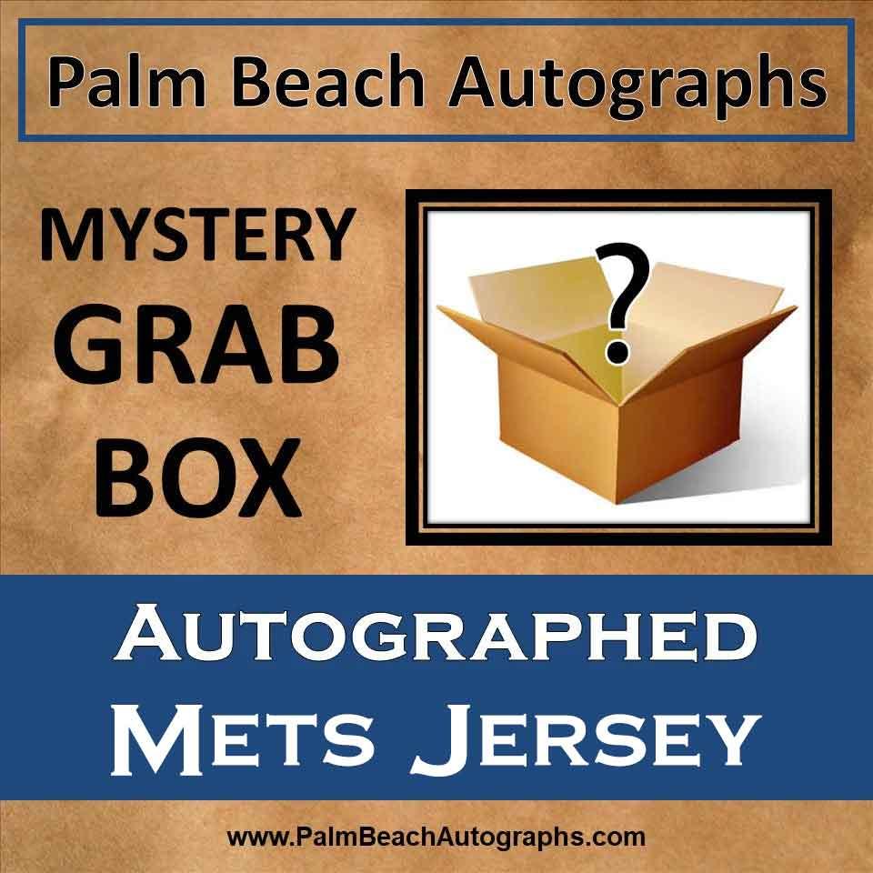 MYSTERY GRAB BOX - New York Mets Player Autographed Custom Baseball Jersey