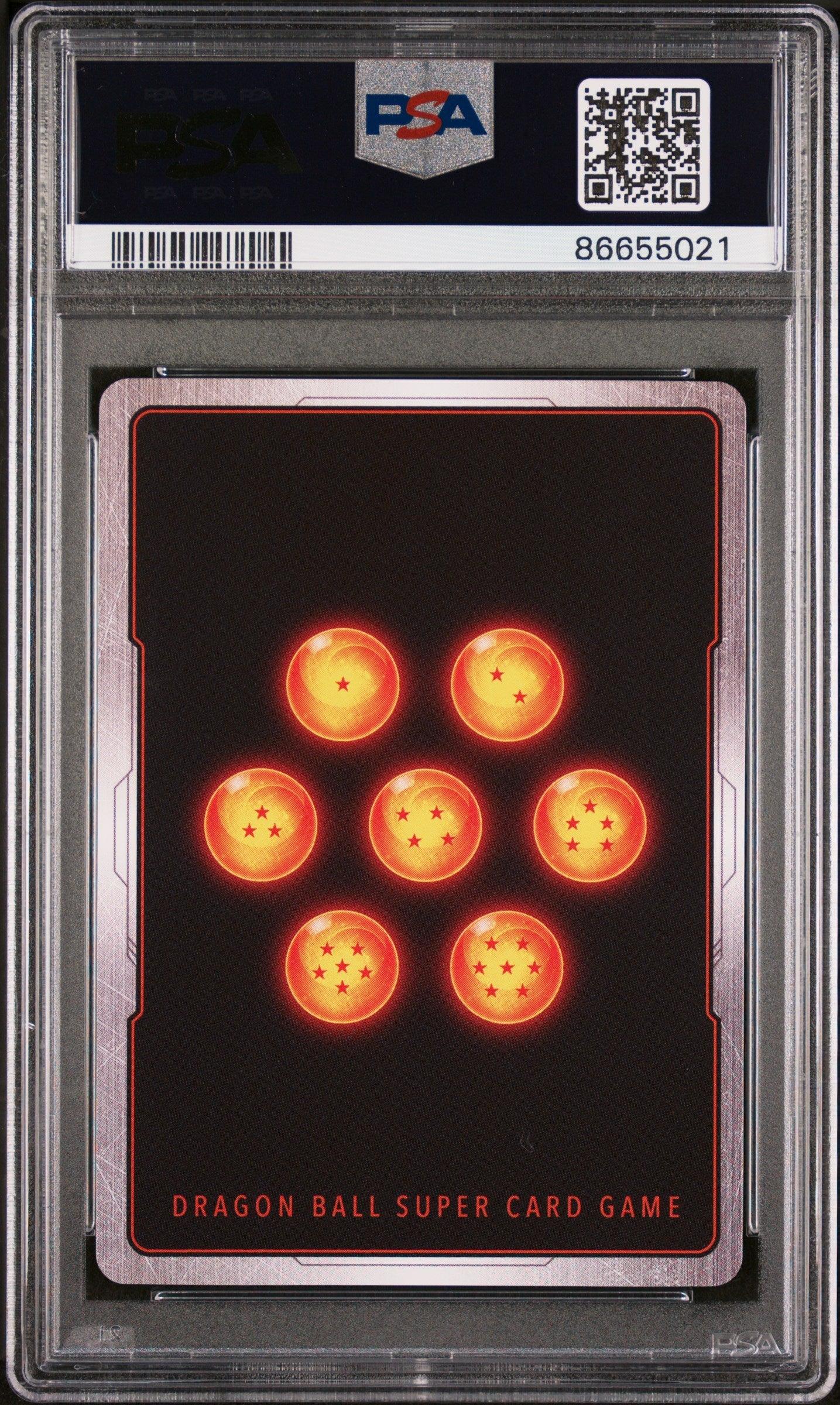 2022 DRAGON BALL SUPER DAWN OF THE Z-LEGENDS SS VEGETA, BRS/STRGTH #P-401 PSA 10