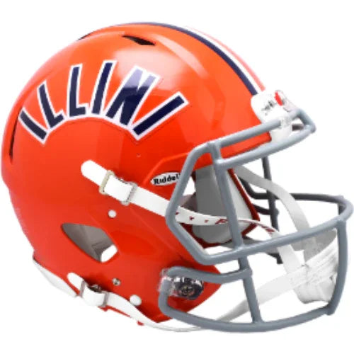 Illinois Fighting Illini Full Size Authentic Speed Football Helmet 1971-1987 - NCAA