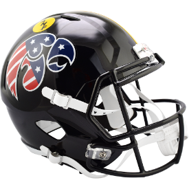 Iowa Hawkeyes Full Size Speed Replica Football Helmet Stars and Stripes - NCAA