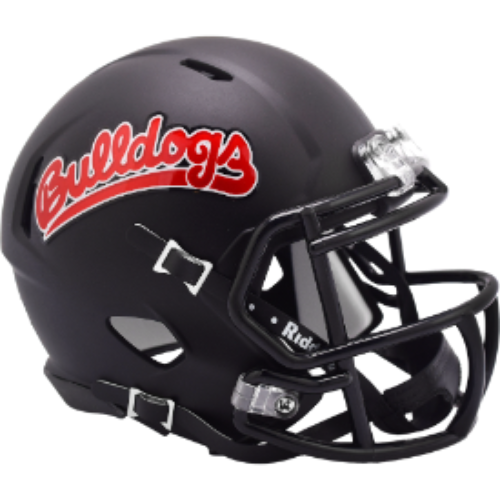 Fresno State Bulldogs NCAA Mini Speed Football Helmet Black - NCAA