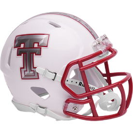 Texas Tech Red Raiders NCAA Mini Speed Football Helmet Galvanised- NCAA