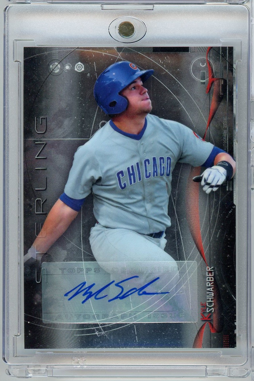2014 Bowman Sterling Kyle Schwarber #BSPA-KSC Auto Rookie RC Baseball Card