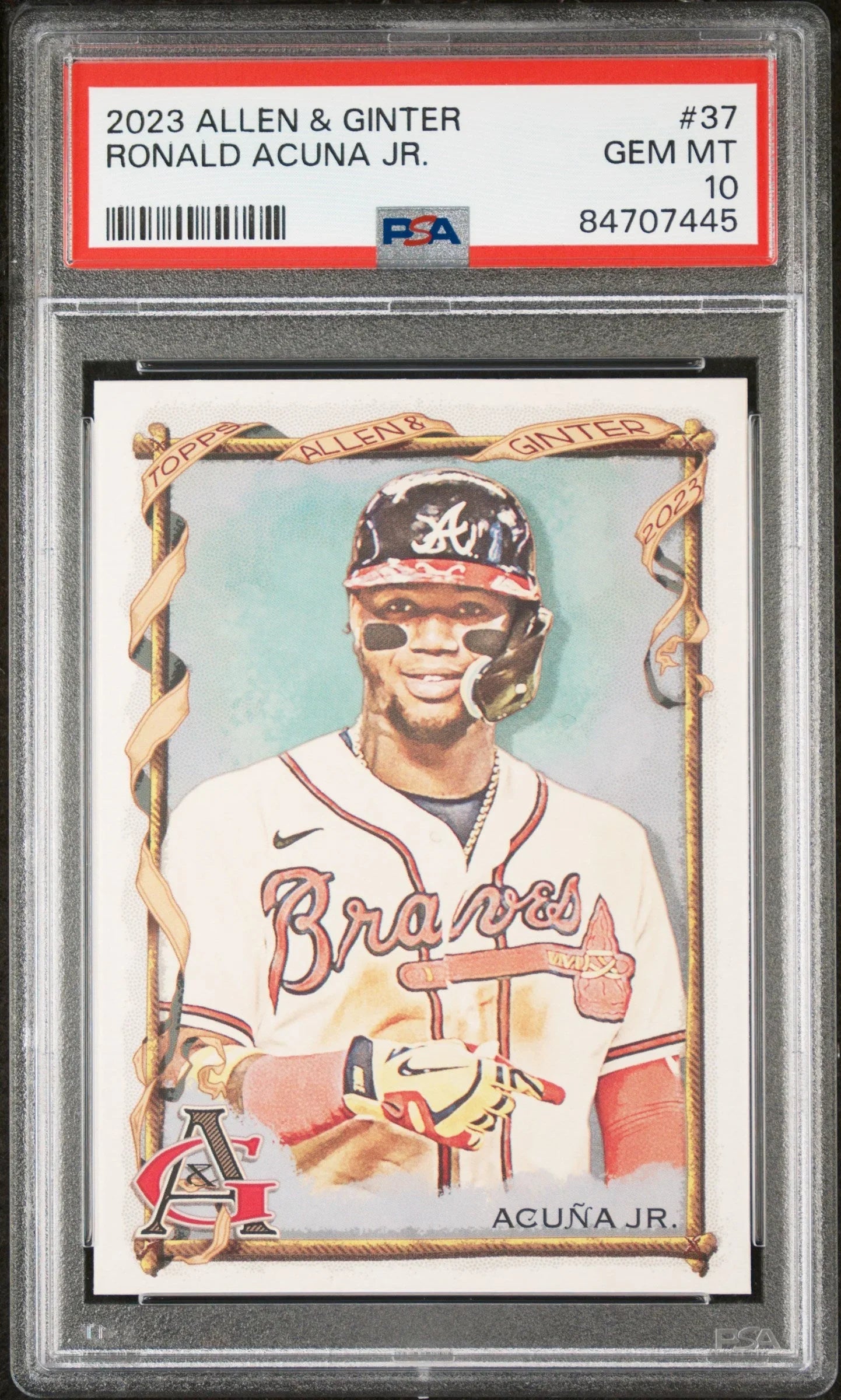 2023 TOPPS ALLEN & GINTER RONALD ACUNA JR. #37 - PSA 10