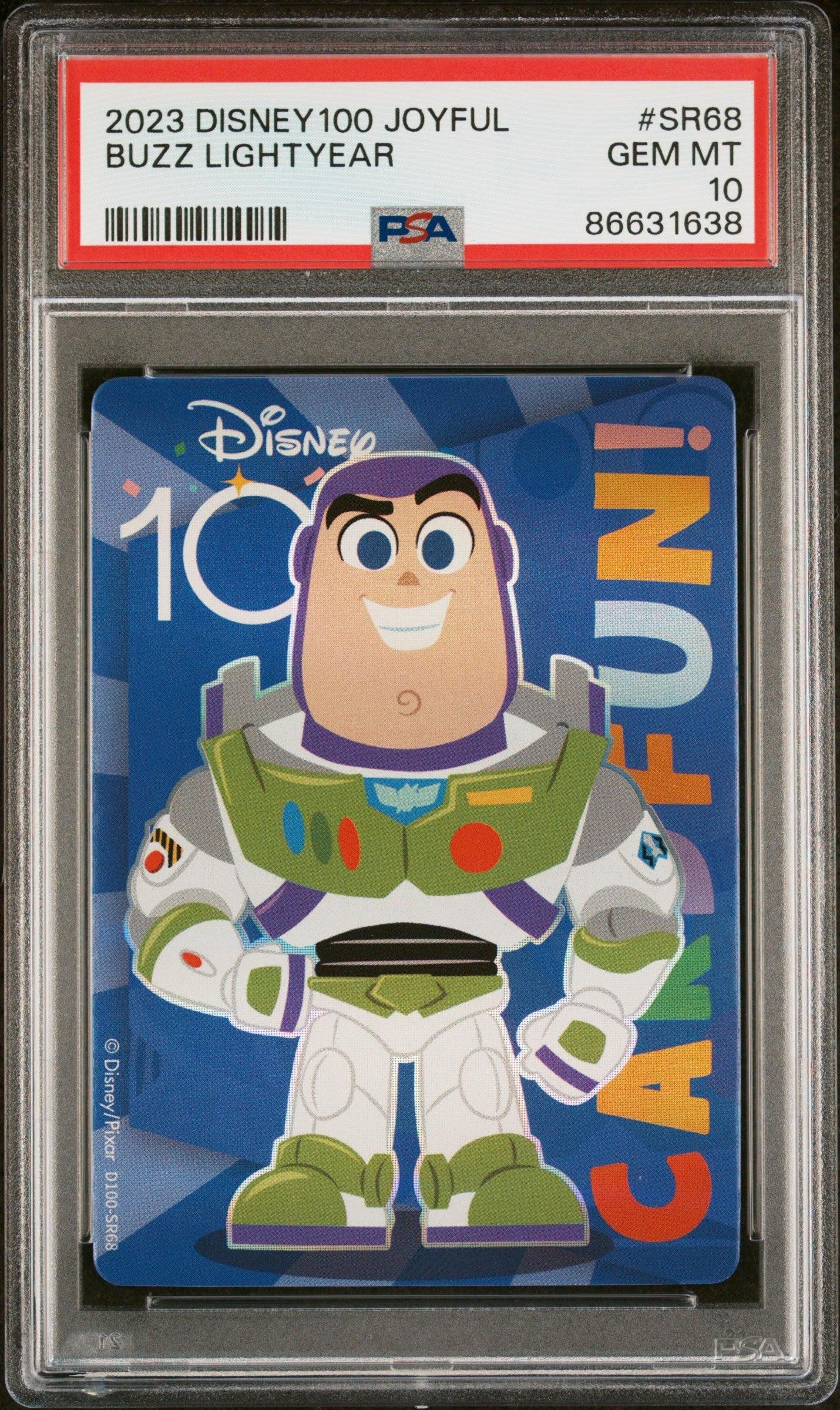 2023 CARD FUN DISNEY 100 JOYFUL BUZZ LIGHTYEAR SR68 PSA 10