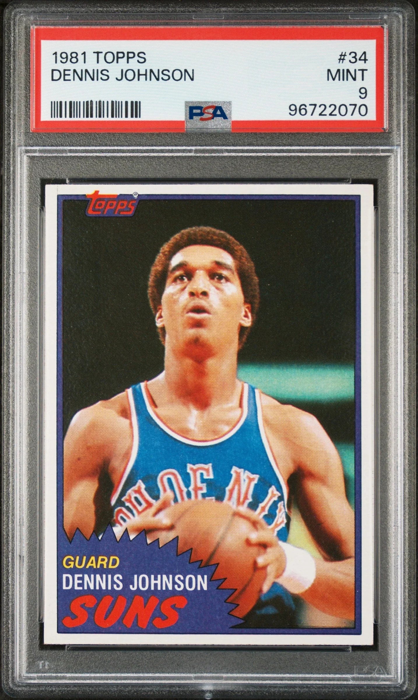 1981 TOPPS DENNIS JOHNSON #34 - PSA 9