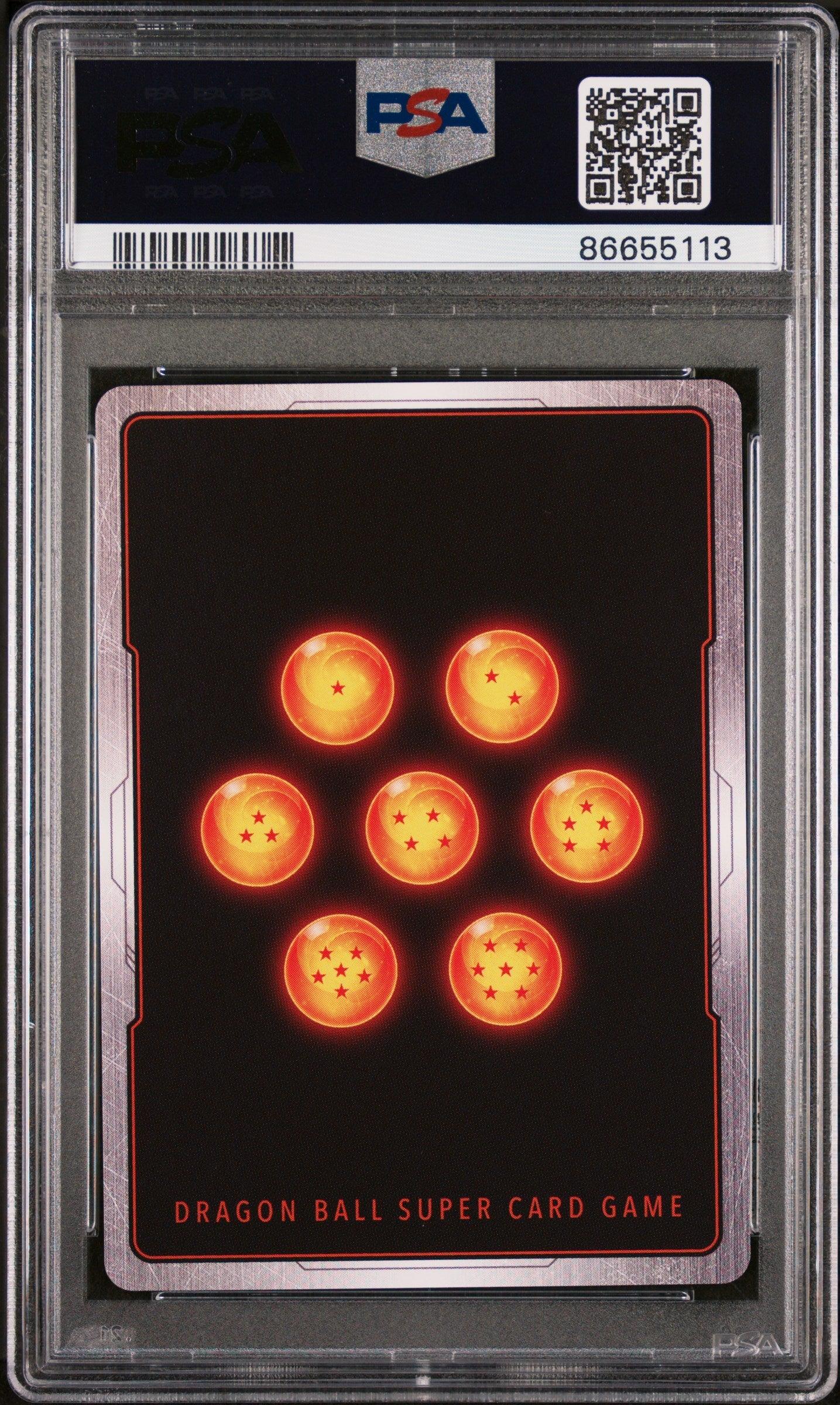 2022 DRAGON BALL SUPER REALM OF THE GODS 7 SSG GOKU, DVN RSTRNT #P-362 - PSA 10