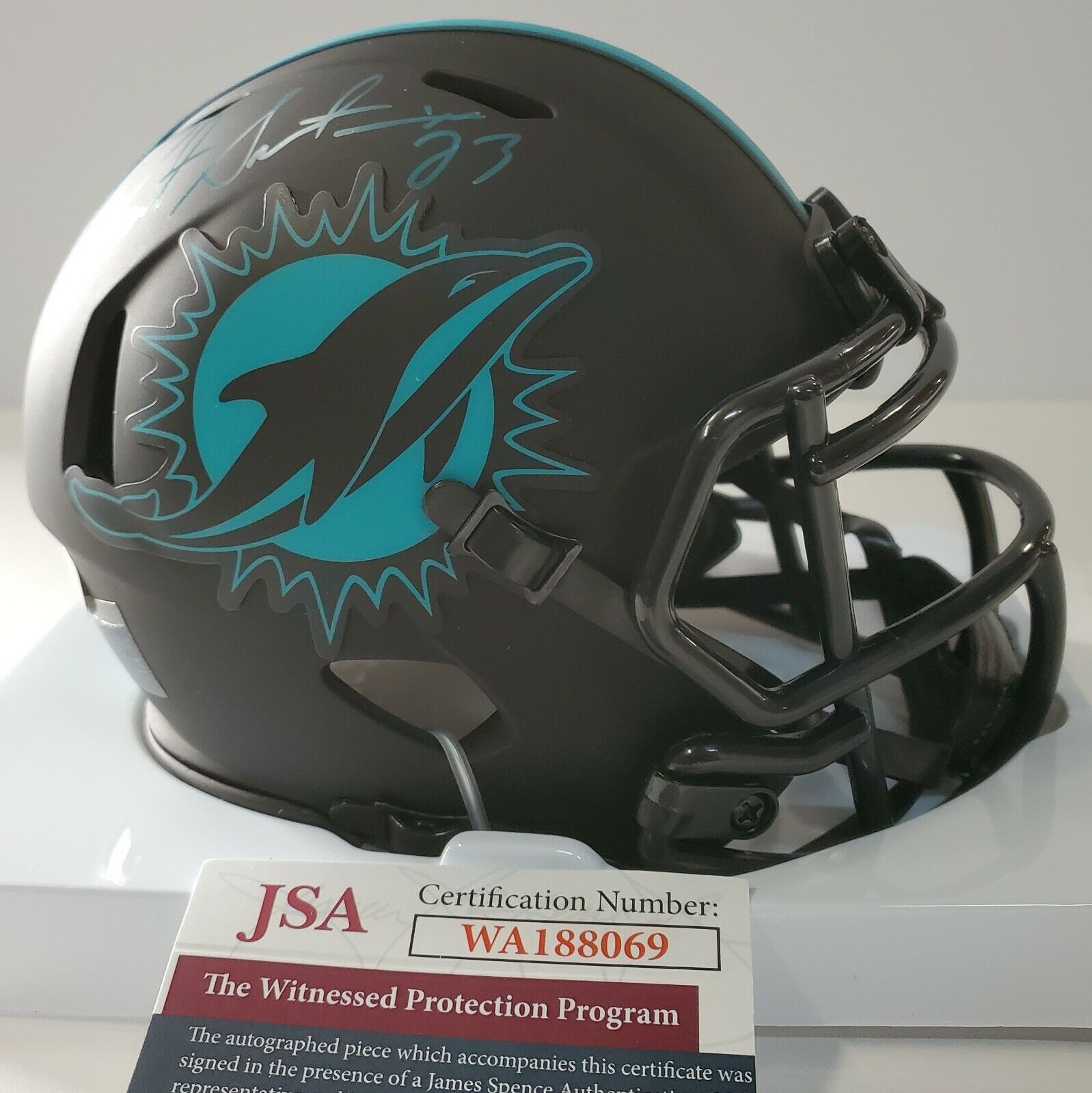 Patrick Surtain Autographed Signed Miami Dolphins Eclipse Mini Helmet Jsa Coa