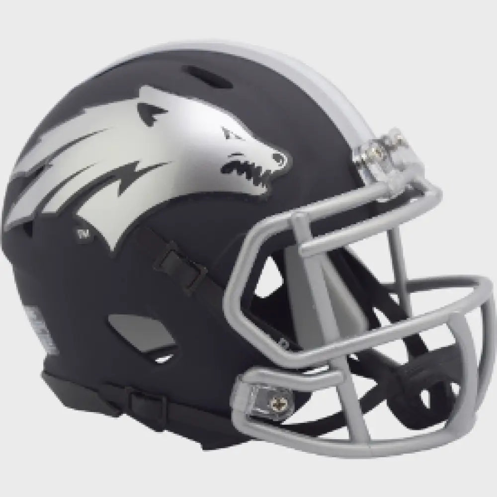 Nevada Wolfpack NCAA Mini Speed Football Helmet Matte Navy - NCAA