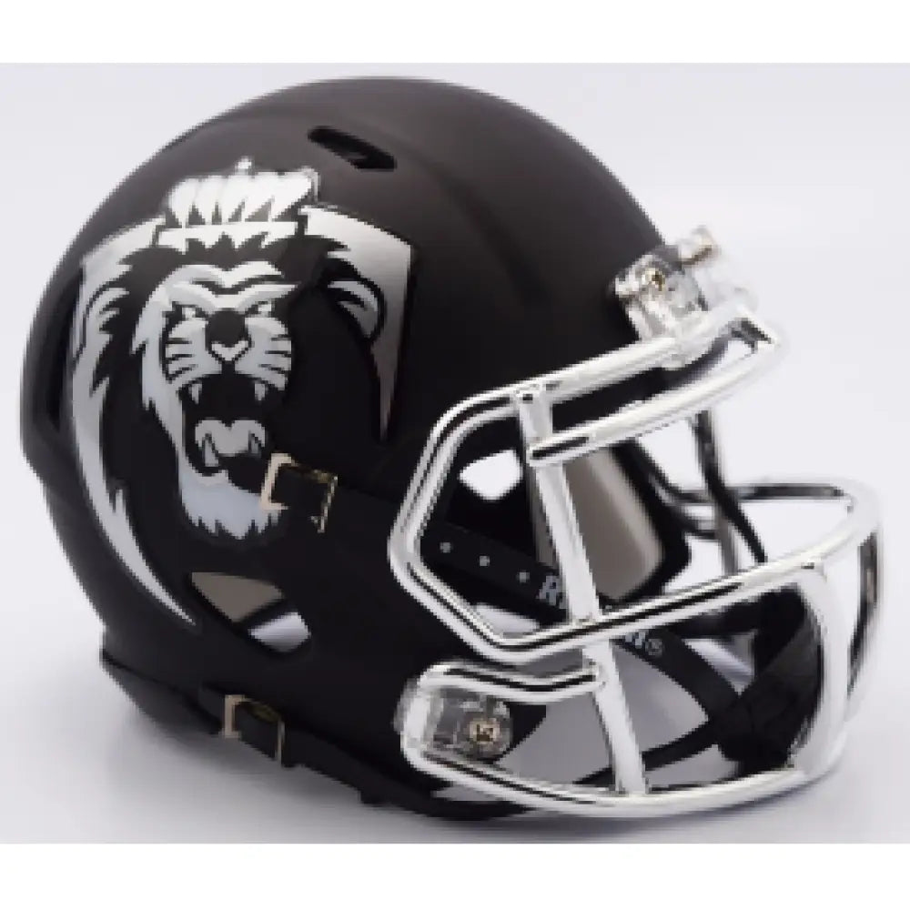 Old Dominion Monarchs NCAA Mini Speed Football Helmet Matte Black - NCAA