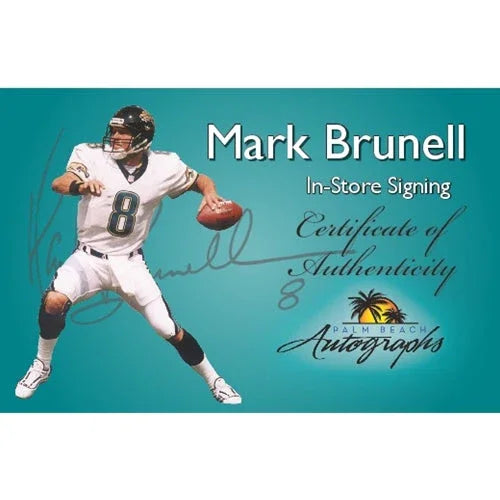 Mark Brunell Autographed Jacksonville Jaguars (Throwback) Mini Helmet