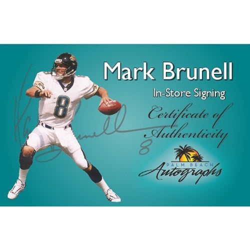 Mark Brunell Autographed Jacksonville Jaguars (Throwback) Mini Helmet