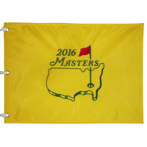 2016 Masters Embroidered Unsigned Golf Pin Flag - Danny Willett Champion