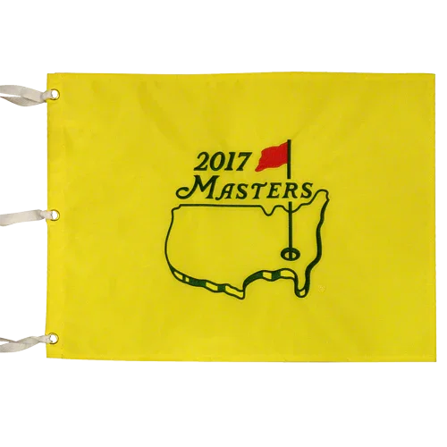 2017 Masters Embroidered Unsigned Golf Pin Flag - Sergio Garcia Champion