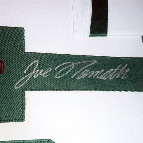 Joe Namath Autographed New York Jets (White #12) Deluxe Framed Jersey - JSA