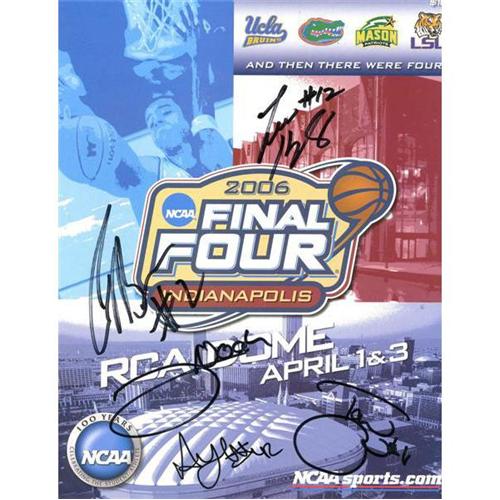 Florida Gators "Starting 5" (Corey Brewer, Taurean Green, Al Horford, Lee Humphrey, Joakim Noah) Autographed (2006 Final Four) Game Program