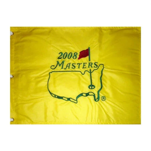 2008 Masters Embroidered Unsigned Golf Pin Flag - Trevor Immelman Champion