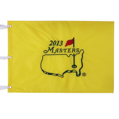 2013 Masters Embroidered Unsigned Golf Pin Flag - Adam Scott Champion