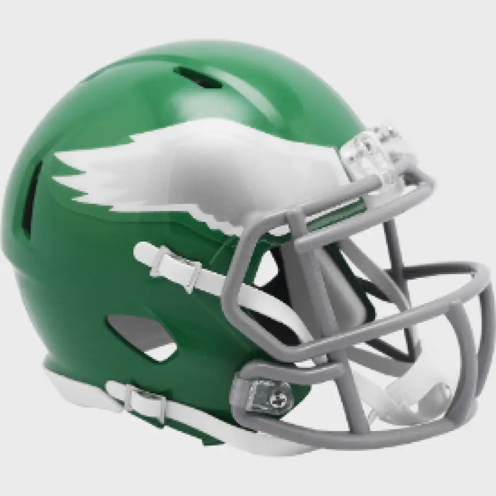 Philadelphia Eagles Mini Speed Football Helmet 2023 Kelly Green- NFL