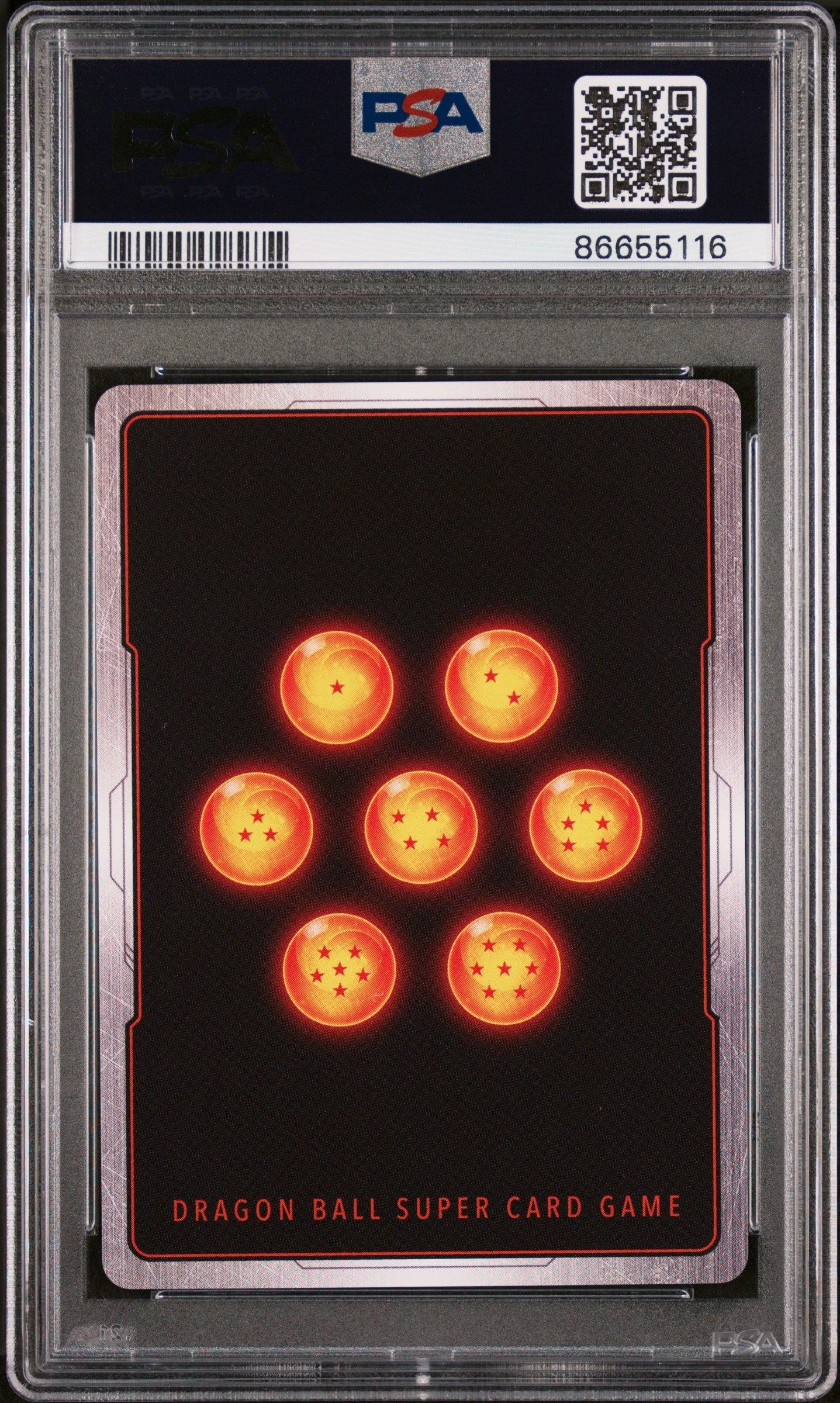 2022 DRAGON BALL SUPER REALM OF THE GODS 7 SSG GOKU, DVN RSTRNT #P-362 - PSA 10