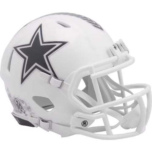 Dallas Cowboys NFL Mini Speed Football Helmet SALUTE TO SERVICE 3
