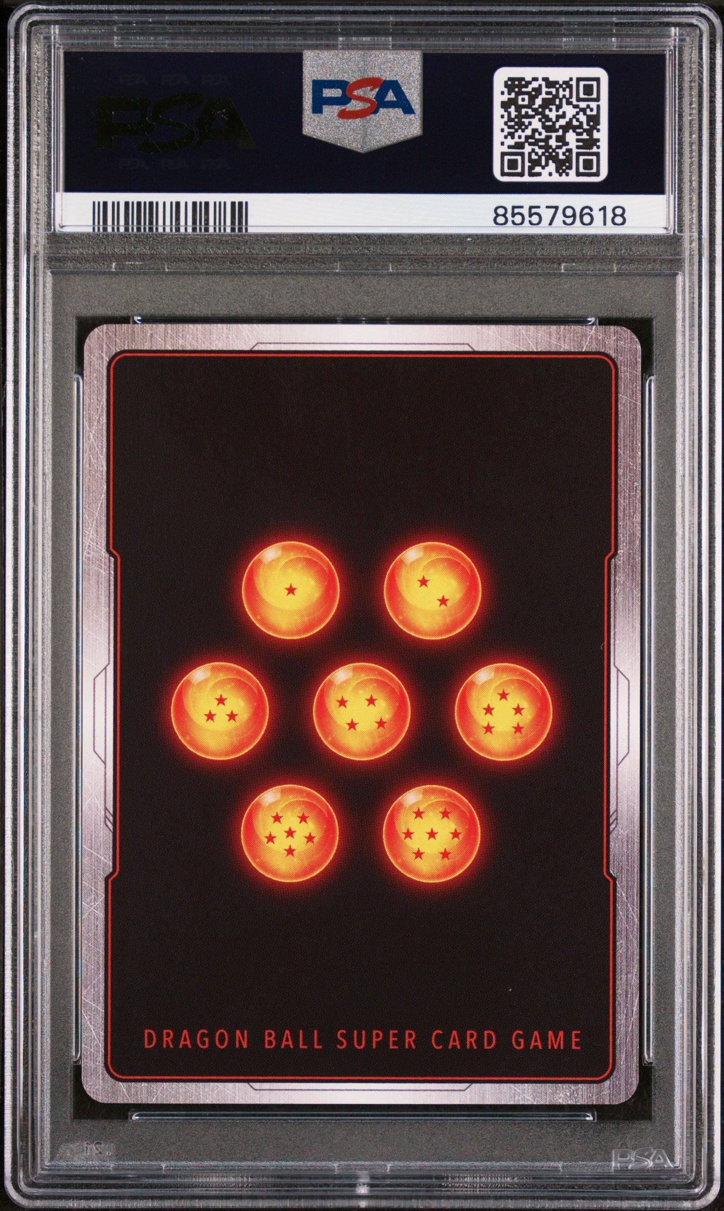 2018 DRAGON BALL SUPER MIRACULOUS REVIVAL BLK MSK SYN, SPLNTRNG #P-075 - PSA 10