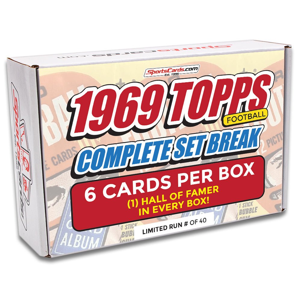 1969 TOPPS FOOTBALL COMPLETE SET BREAK - 6 CARDS PER BOX! (1) HOFER IN EVERY BOX!