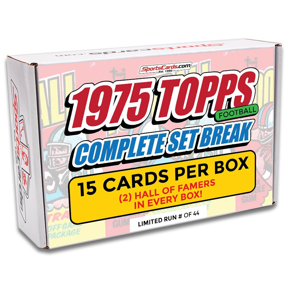 1975 TOPPS FOOTBALL COMPLETE SET BREAK – 12 CARDS PER BOX! Includes 2 HOFers!