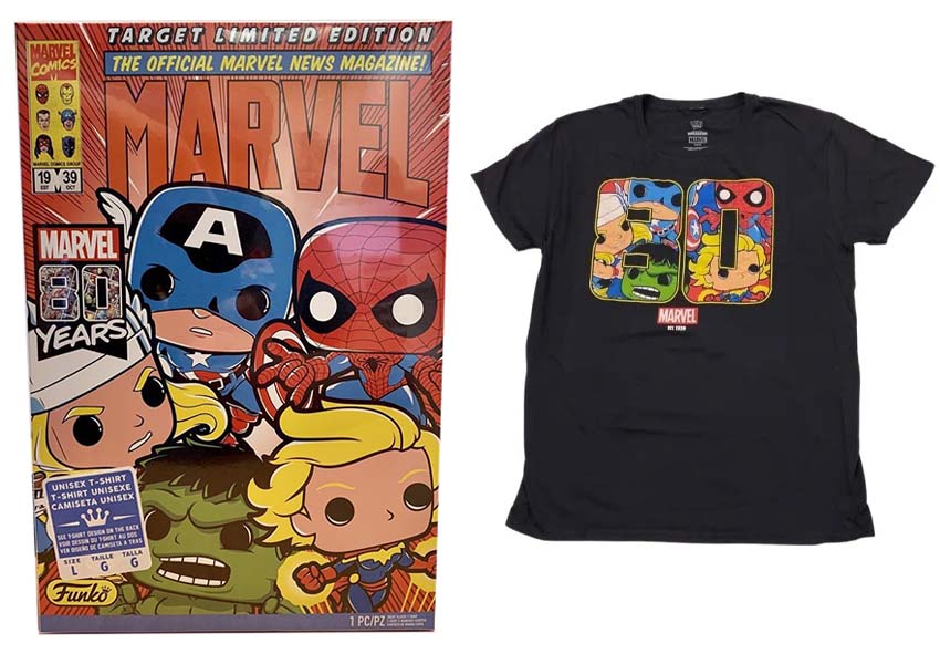 Pop Tees Marvel 80 Years (Size M) - Target Exclusive