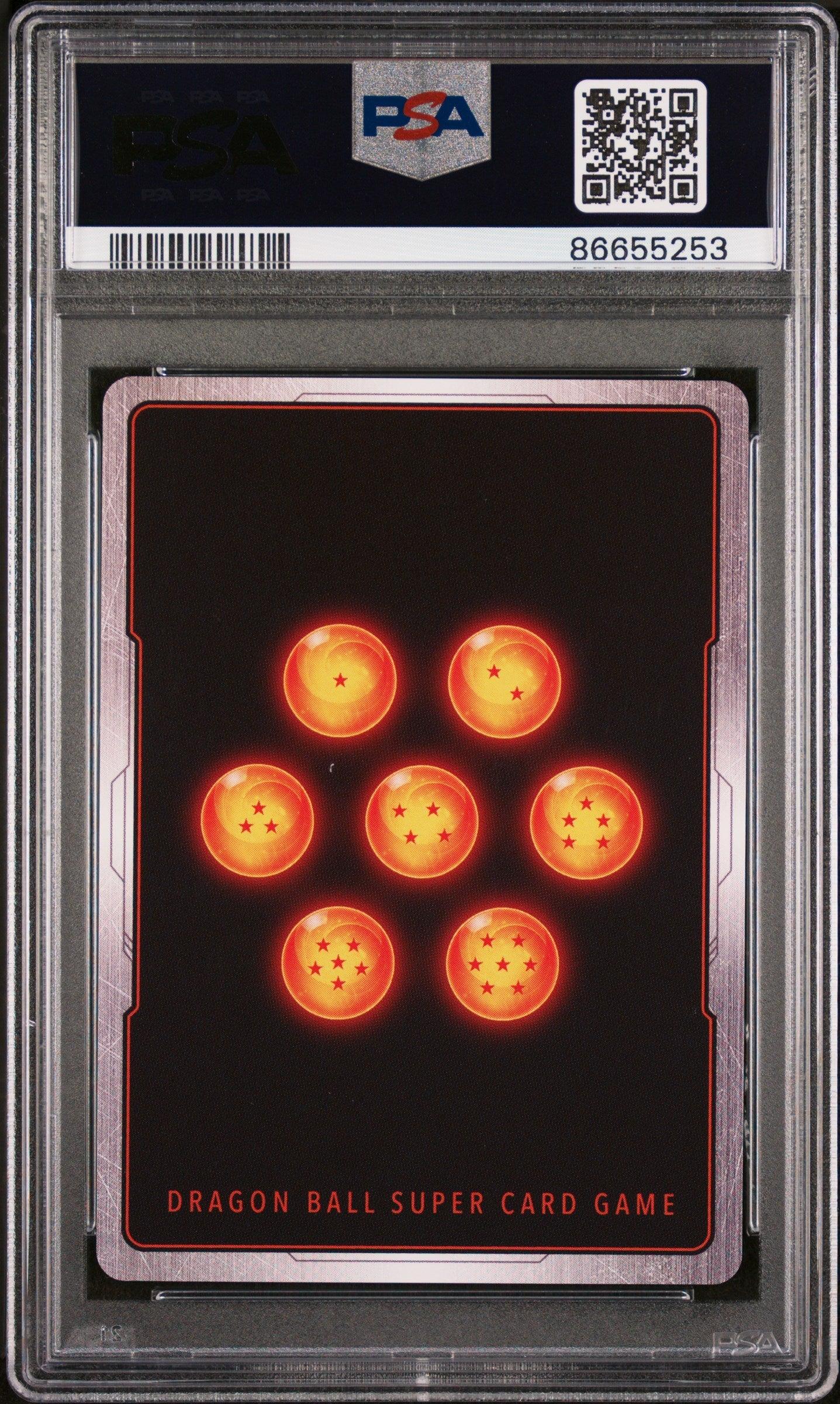 2022 DRAGON BALL SUPER REALM OF THE GODS 7 SSG GOKU, DVN RSTRNT #P-362 - PSA 9