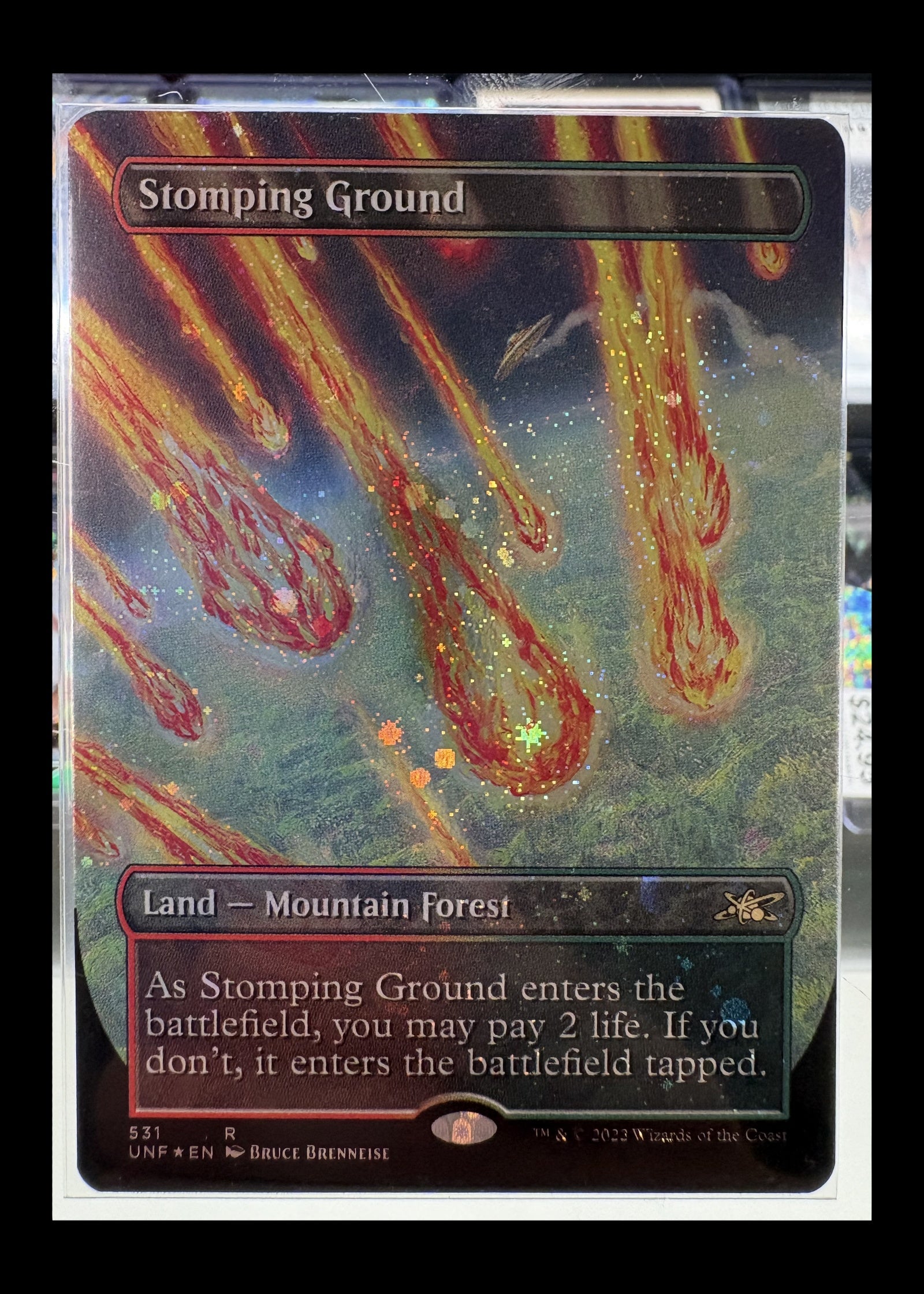 Stomping Ground #531 - Unfinity Borderless Galaxy Foil - Near Mint