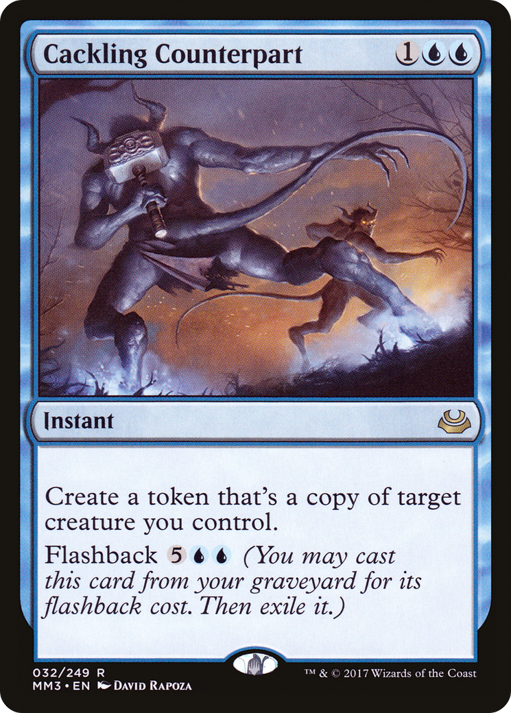 Cackling Counterpart (MM3-032) - Modern Masters 2017 Foil