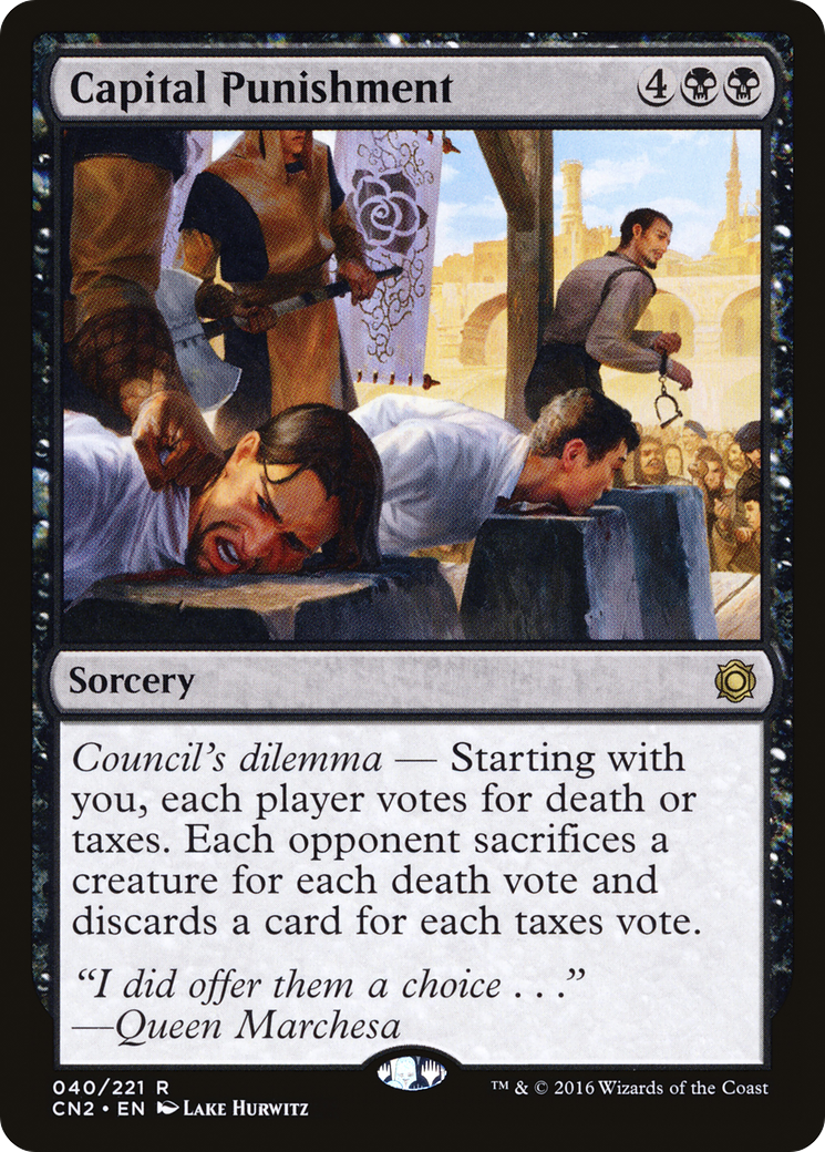 Capital Punishment (CN2-040) - Conspiracy: Take the Crown Foil