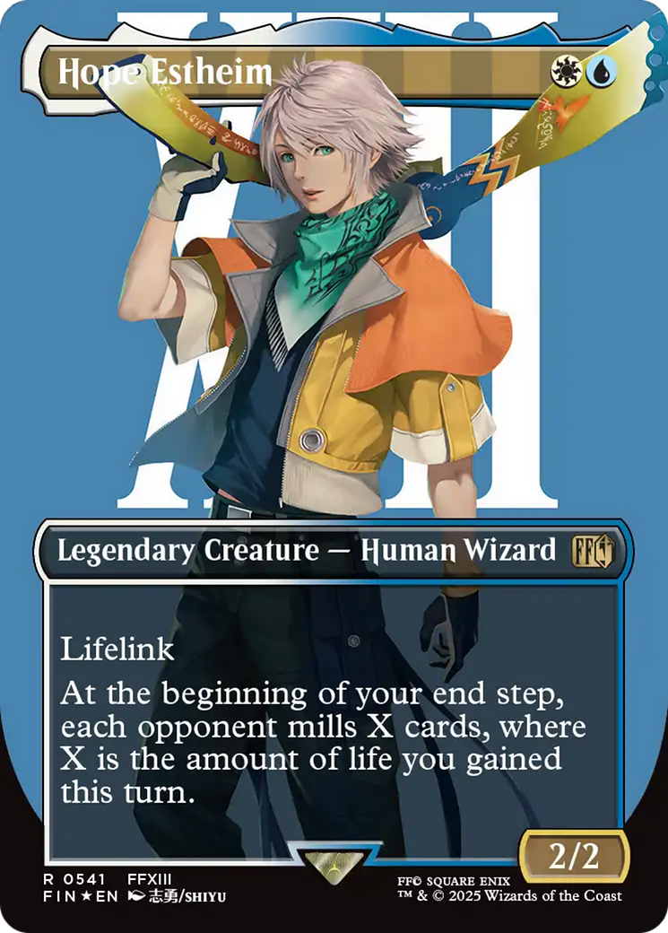 Hope Estheim (FIN-541) - FINAL FANTASY (Borderless) Foil