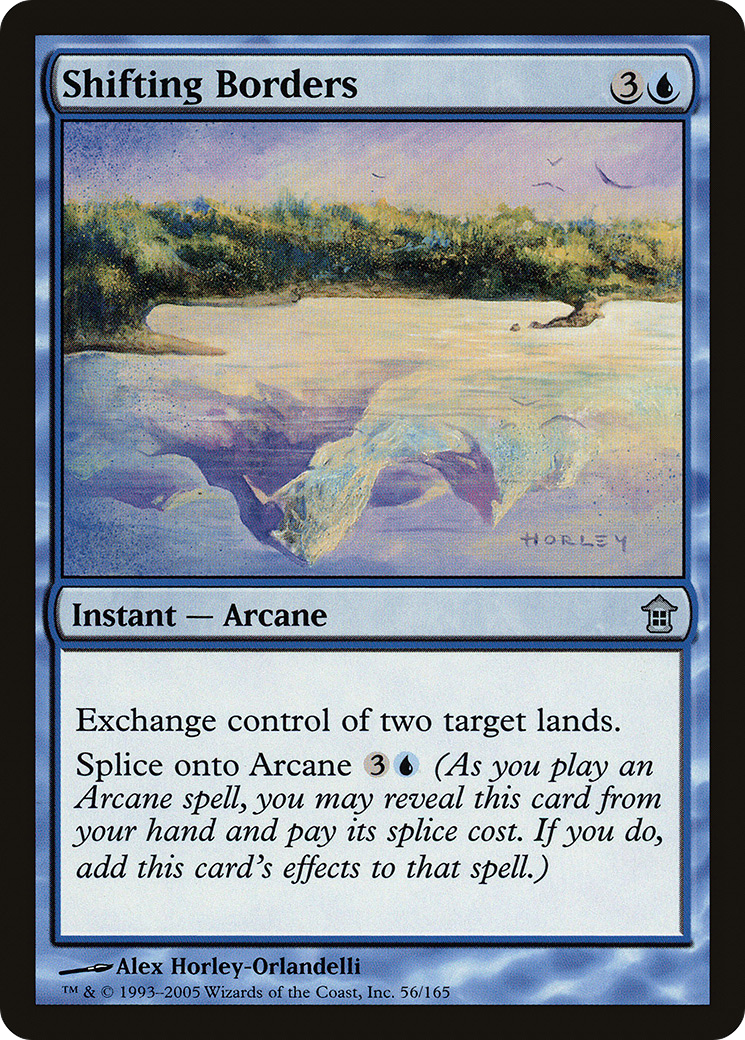 Shifting Borders (SOK-056) - Saviors of Kamigawa Foil