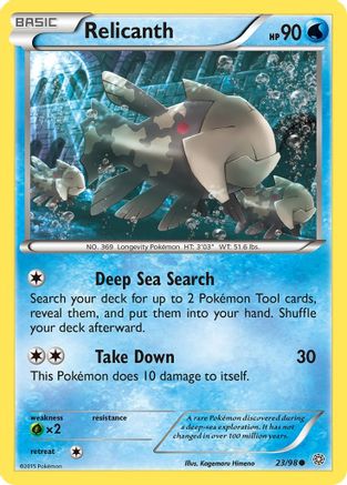 Relicanth 023/98 - XY  Ancient Origins