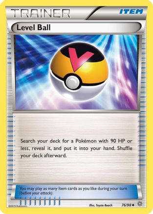 Level Ball 076/98 - XY  Ancient Origins Reverse Holofoil