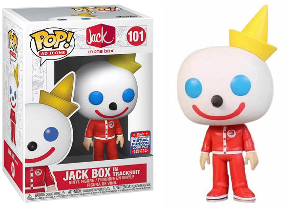 Jack Box in Tracksuit (Ad Icons) 101 - 2021 Virtual Funkon Exclusive /2000 Made [light damage, missing sticker]