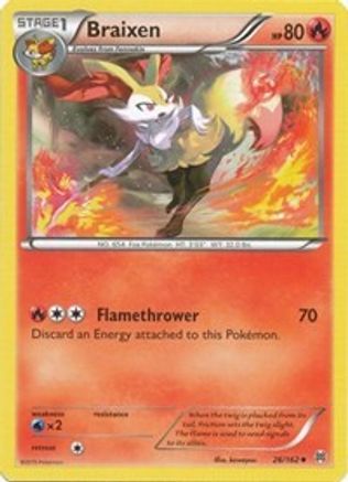 Braixen 026/162 - XY  BREAKthrough