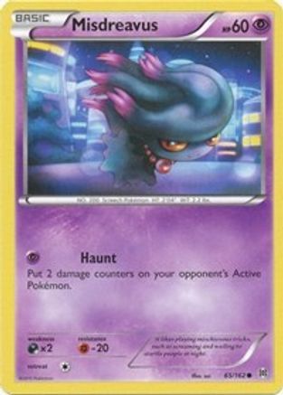 Misdreavus 065/162 - XY  BREAKthrough Reverse Holofoil
