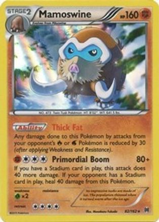 Mamoswine 082/162 - XY  BREAKthrough Holofoil